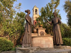 Скульптура «Ісус Христос і самарянка»