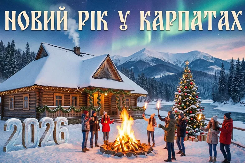 Новий Рік 2026 у Карпатах: Як знайти будиночок з каміном та генератором