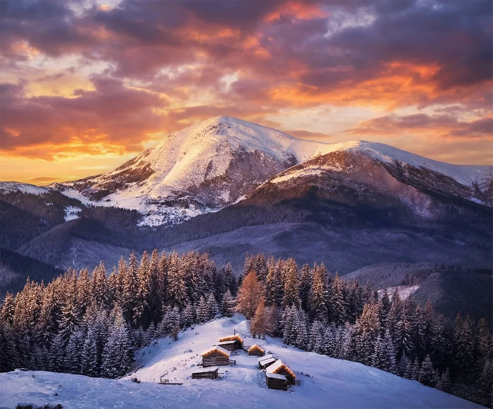 Новий Рік 2026 у Карпатах