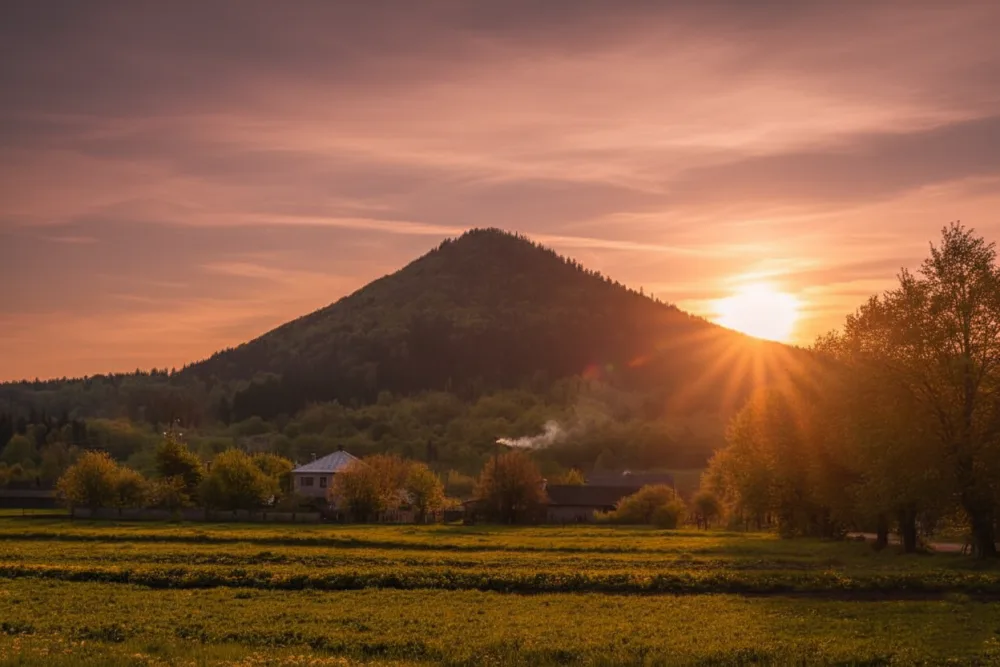 Мегаліти на горі Стіжок