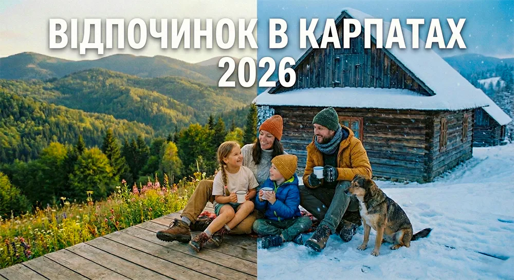 Відпочинок в Карпатах без шаблонів: 50 унікальних локацій для подорожі у 2026 році