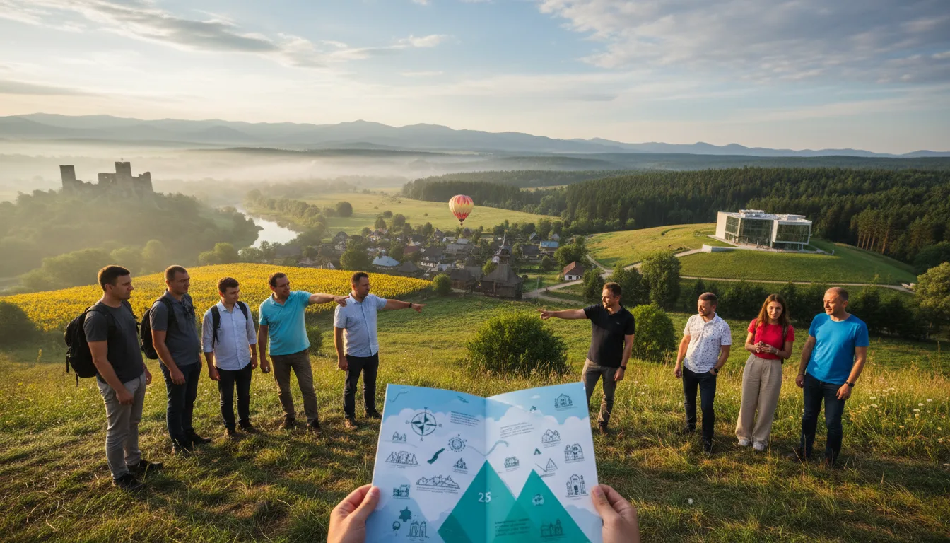 На Львівщині презентували путівник «25 туристичних магнітів» для популяризації регіону