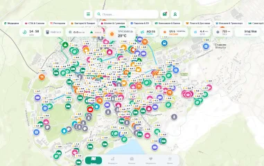 Інтерактивна карта Трускавця — Східниці — Дрогобича